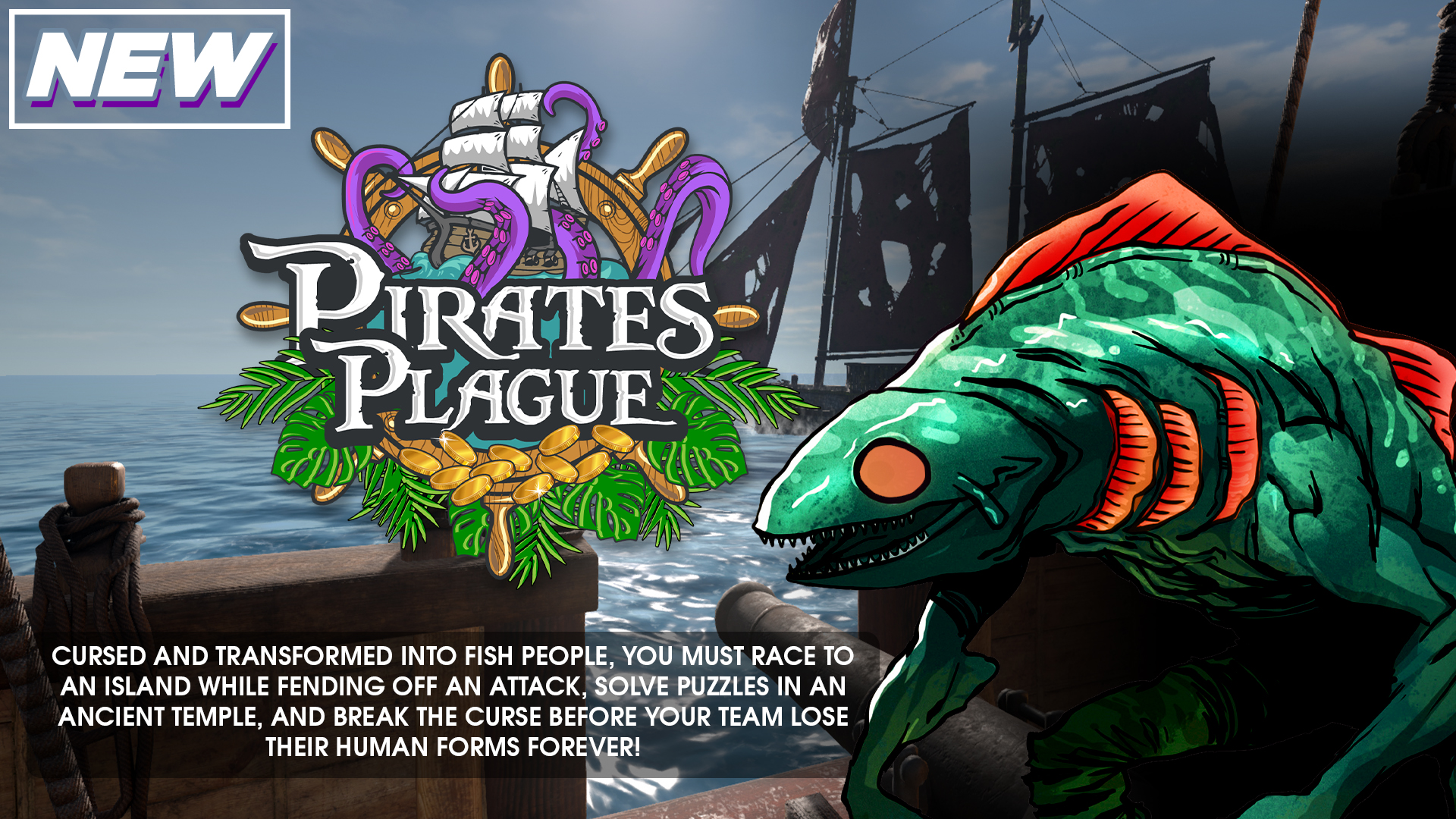 Pirates Plague - new VR game at Evolution Escape Rooms