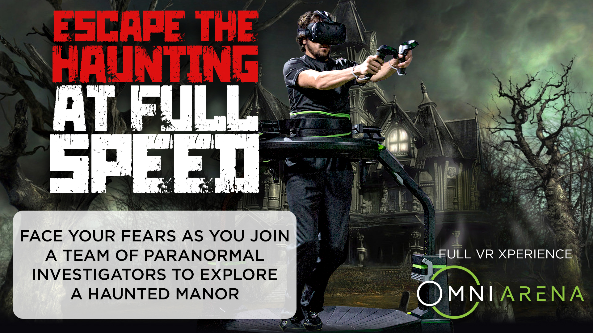 Play Paranormal at Omni VR now open at Xtreme Action Park